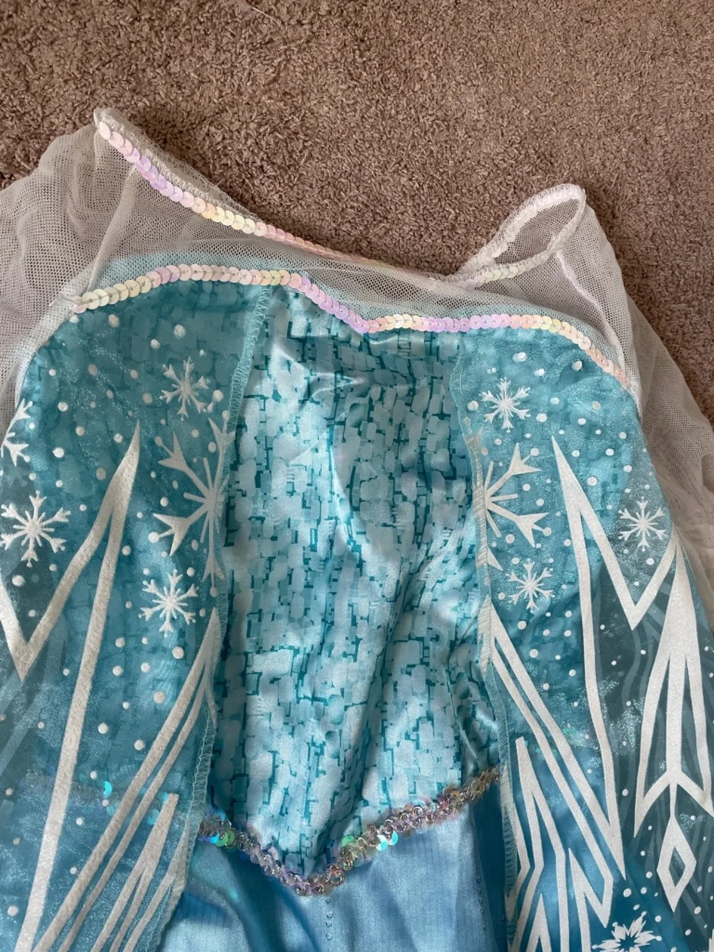 Disney Elsa-Inspired Light Blue Snow Princess Frozen Costume - Picture 2 of 4